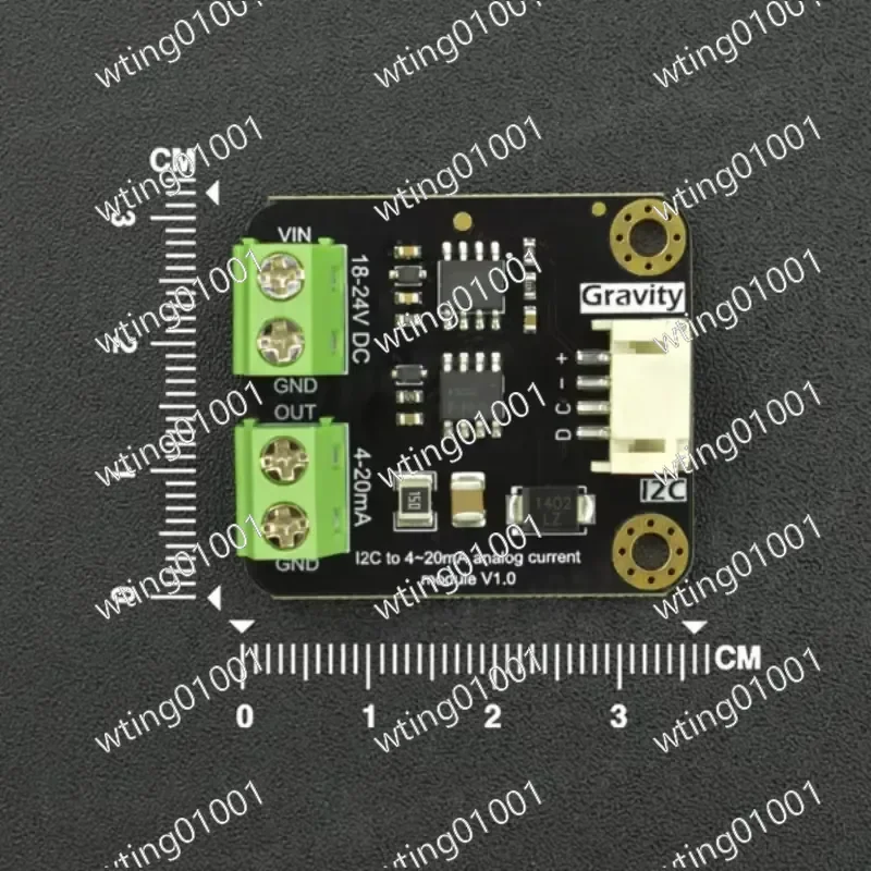 for I2C to 4-20mA Current Loop Converter Module High Precision Signal Transmitter Industrial Automation Sensor Interface
