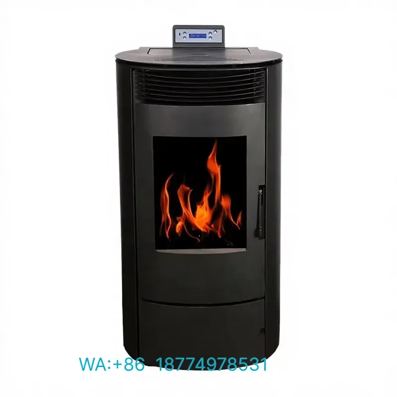 for PS-200R 17/5.5kW Indoor Pellet Stove Freestanding Biomass Fireplace WiFi Control Remote Heater Carbon Steel CE EN16510