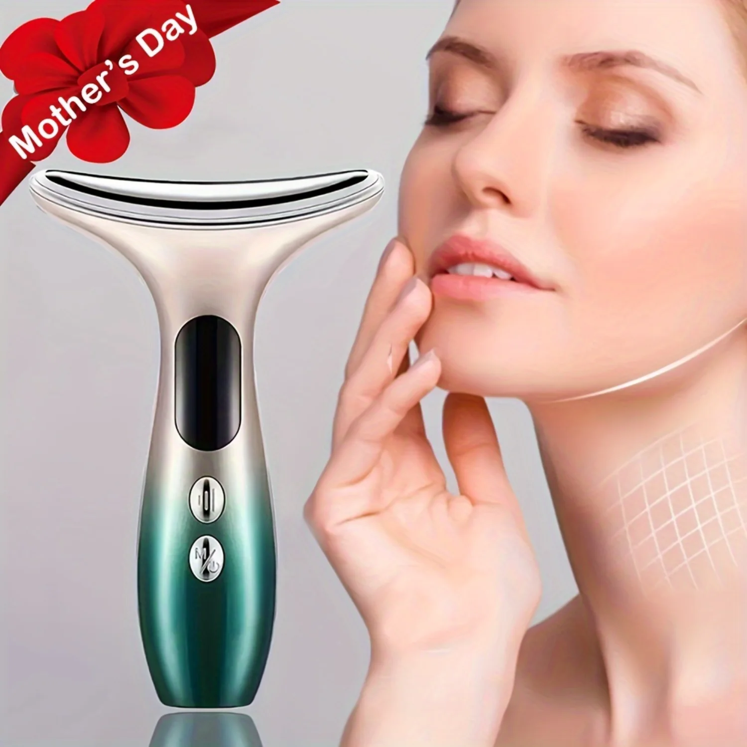 

Neck Beauty Device, USB Charging And Portable, Household Beauty Device Facial And Neck Care Massager, Holiday Gifts For Women, M