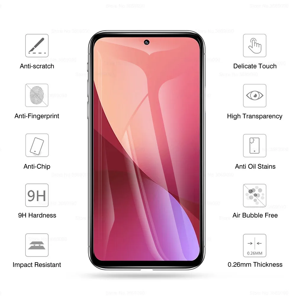 Xiaomi 12 زجاج واقي على شاومي 12 12x12pro واقي للشاشة xiomi 12s طبقة حماية من الزجاج المقسى الترا 2 قطعة