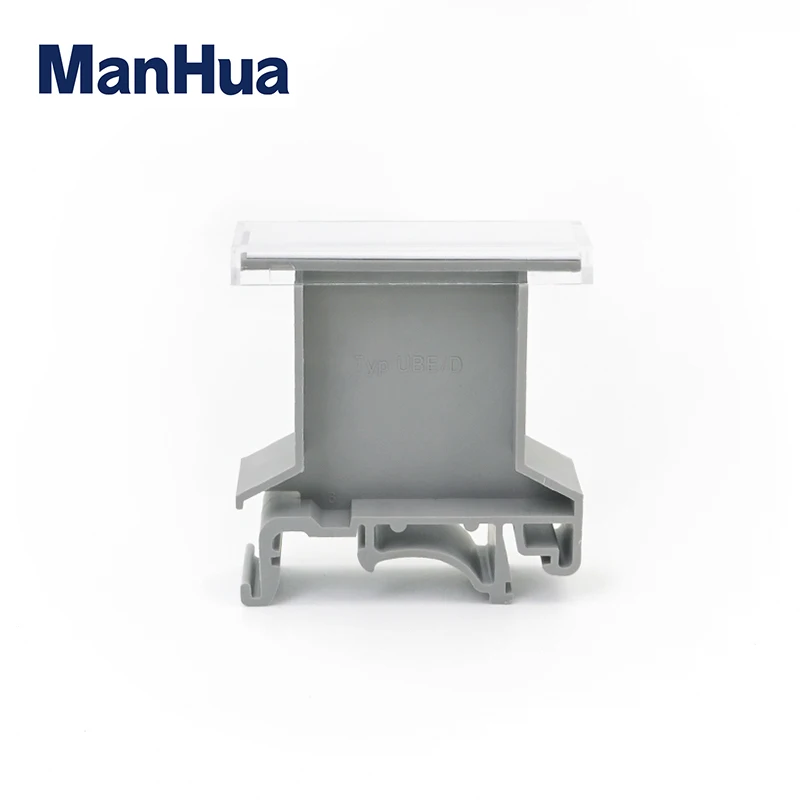 ManHua 10Pcs UK Type Terminal Block Accessories B2 UBE/D Terminal Strip Marker Carriers Marking Different Print Label