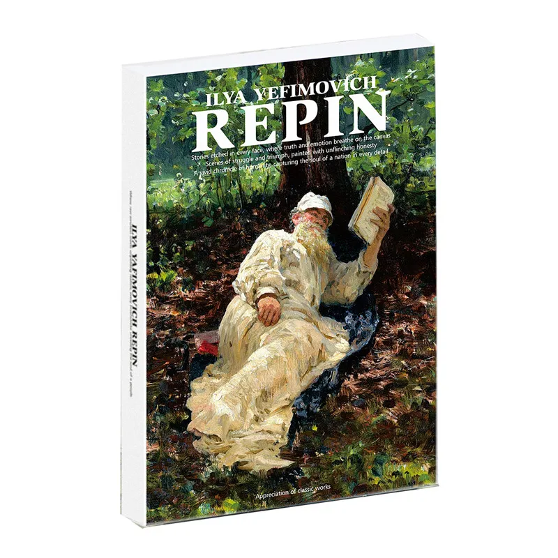 

30 Sheets/Box Ilya Yafimovich Repin Oil Painting Postcard Vintage Greeting Card DIY Wish Card Message Gift Decoration Stationery