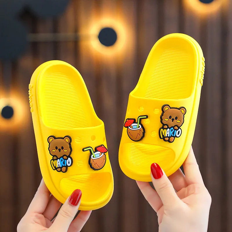 Children\'s slippers boys shoes baby bathroom non-slip slippers kids summer little child kids shoes for girl