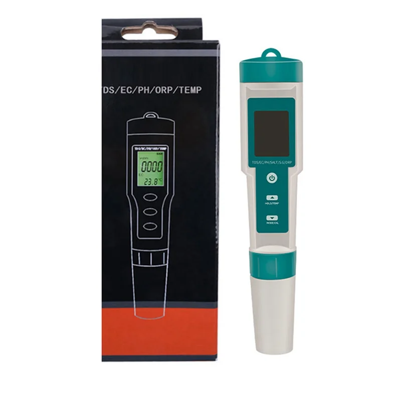 7 in 1 ph/tds/ec/orp/Salzgehalt/s.g/Temperatur messer C-600 Wasser qualitäts tester für Trinkwasser, Aquarien ph meter