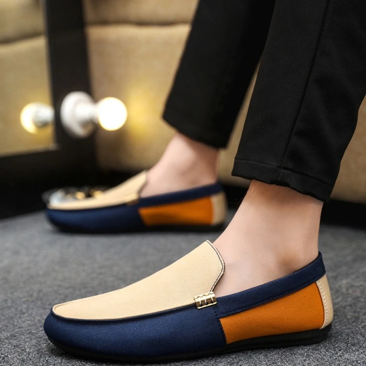 Modische Frühlings- und Sommerschuhe für Herren, lässige Einzelschuhe, atmungsaktive Slipper, Fahrschuhe, große Herrenschuhe – Detail 5