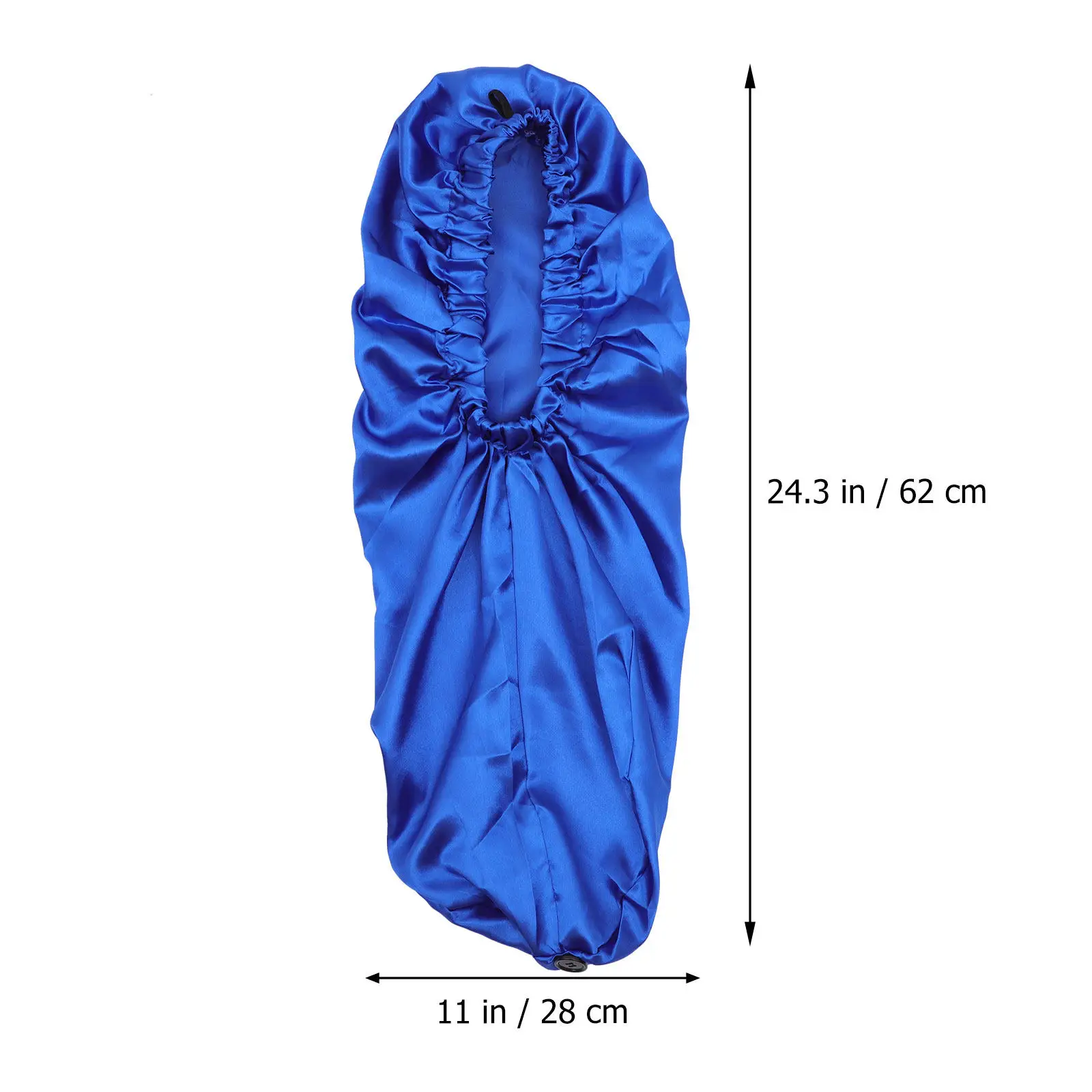 Breathable Satin Sleep Cap for Long Hair, Braids, Dreadlocks & Curly Hair – Stretch Band, One Size Fits Most