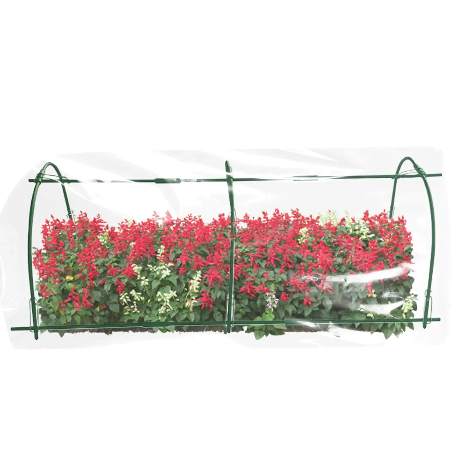 

Садовый обруч, туннель для выращивания дома, ветрозащитный обруч, туннель для выращивания растений для приподнятой кровати, теплицы, фруктового сада, клумбы, заднего двора на открытом воздухе