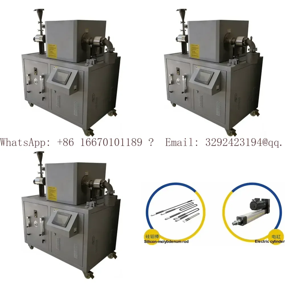 Lab 1100℃ Furnace Vacuum Sintering Rotary Atmosphere Tube Furnace Optional Resistive, Microwave, or Hybrid Heating Modes