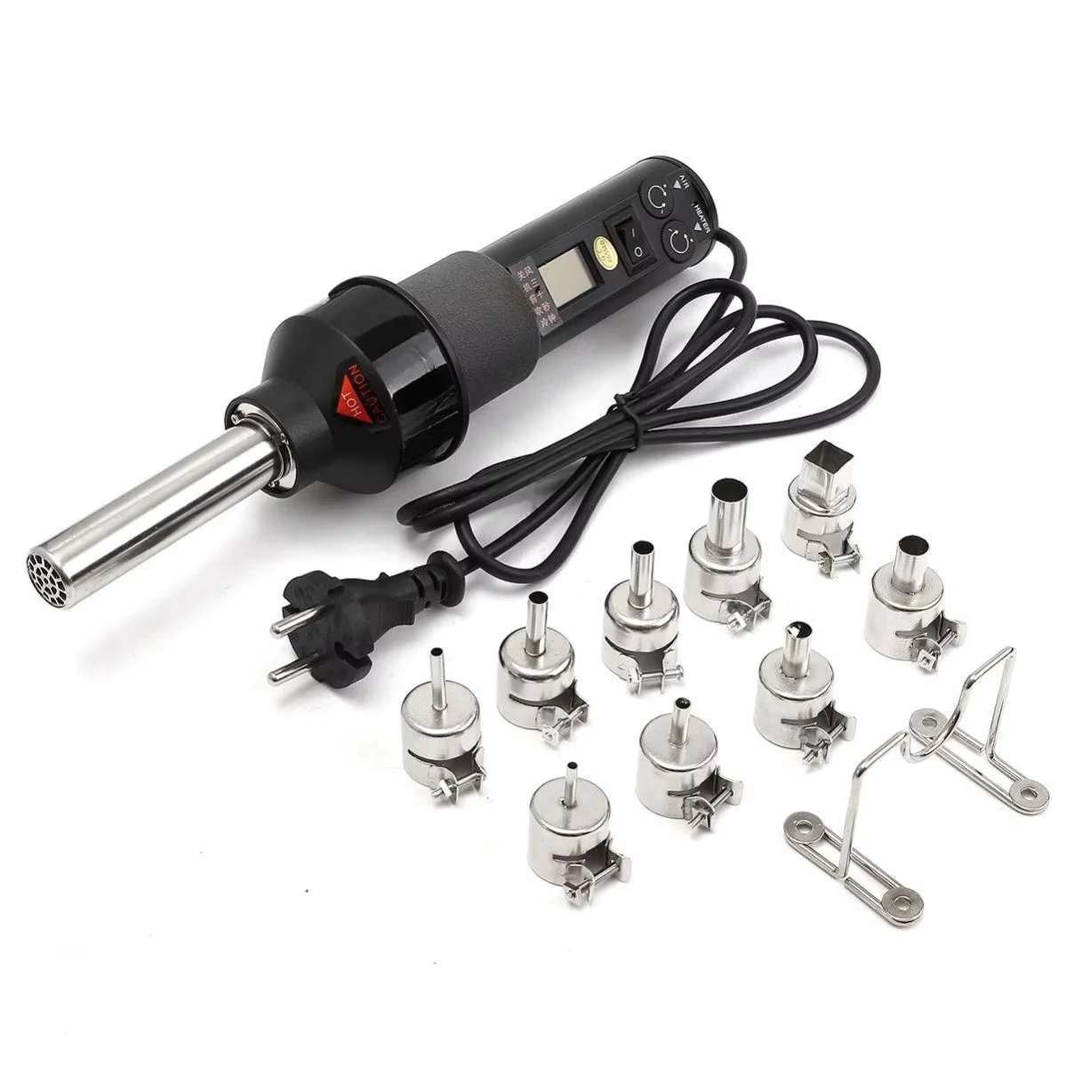 11 in 1 450W Portable Temperature Controlled Hot Air Heat Gun for Repair