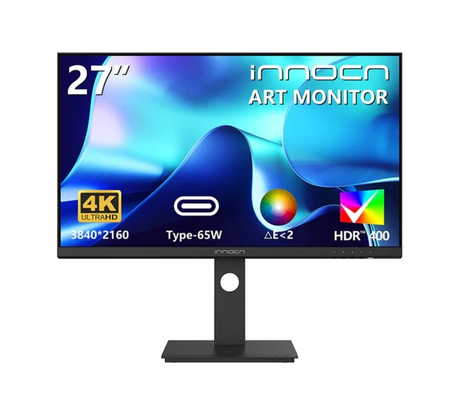 INNOCN 27C1U-D 27-дюймовый IPS-экран 60 Гц 3840*2160 DCP3 Дисплей HDMI+DP+Type-C 65 Вт+динамик Монитор HDR400 4K