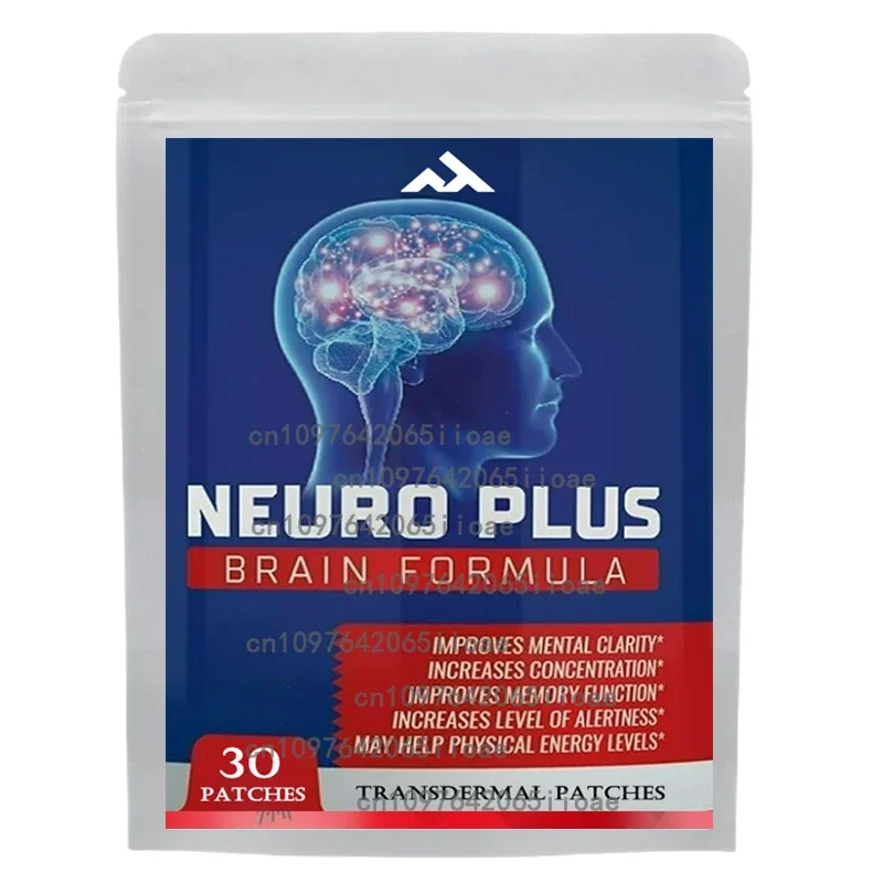 

Nootropic Brain Transdermal Patches - Lions Mane Vitamin C & B12 Taurine Bacopa - Cognitive Function Support 30 Patches 6-in-1