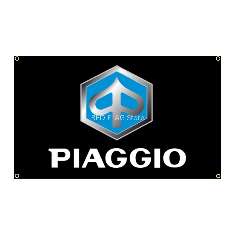 90x150cm 3X5Ft Italy PIAGGIO Motorcycle Flag Banner Decoration
