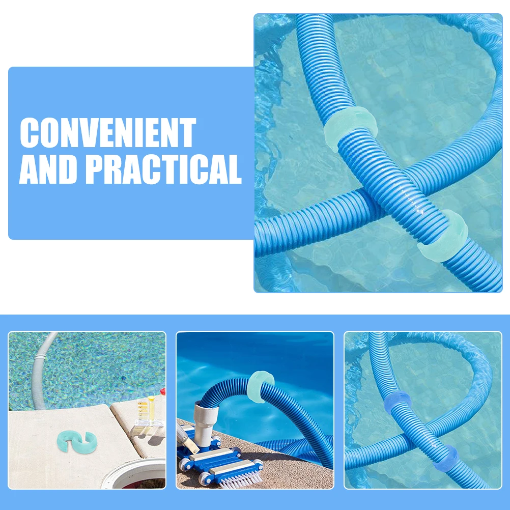 4pcs Pool Hose Weight Replacement For Cleaner Swimming Durable Pp Material Universal Hose Weight Block Connector