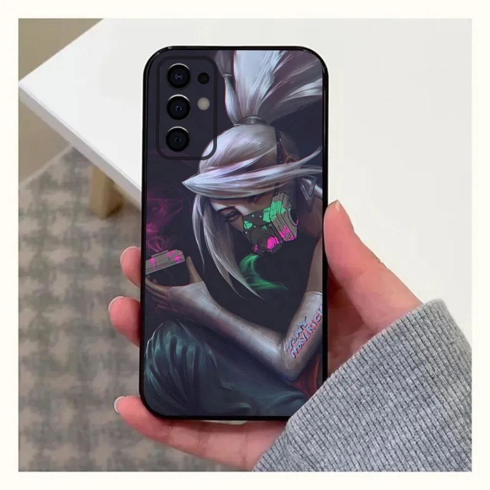 LOL-L A-Akali kda Game Phone Case For Samsung S24,S21,S22,S23,S30,Ultra,S20,Plus,Fe,Lite,Note,10,9,5G Black Soft Cover