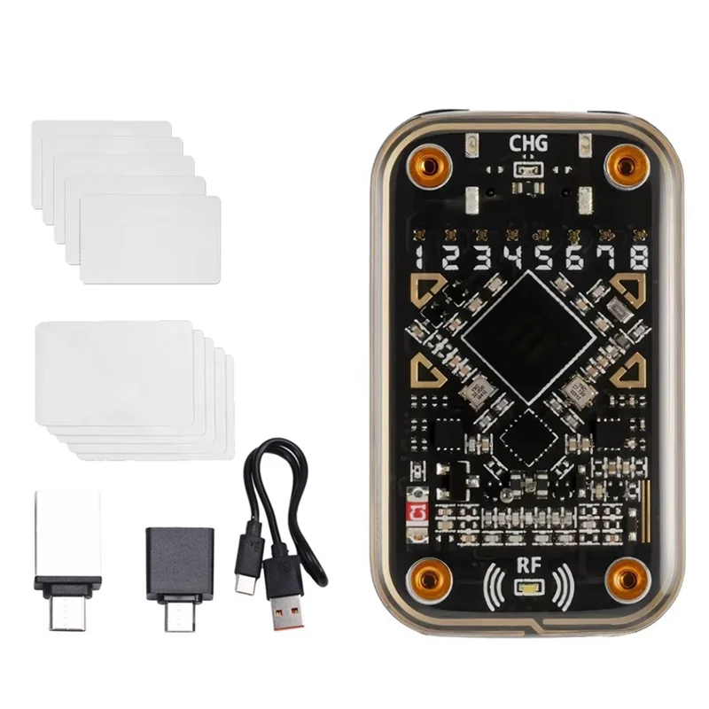 

A92Z Chameleon Ultra Contactless Smart Card Emulator RFID Smart Chip Reader+5XCUID/UID Card Compliant To NFC Read Writer