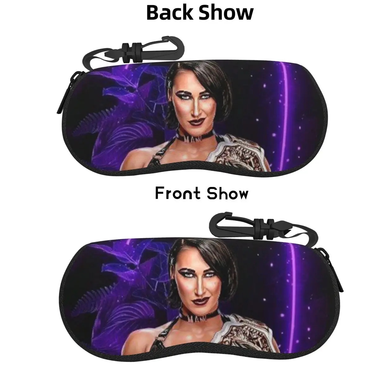 

She Is My Mami Rhea Ripley Bootleg Wrestler Shell Glasses Case Protective Sunglasses Box Women Men Soft Eyeglass Bag Pouch