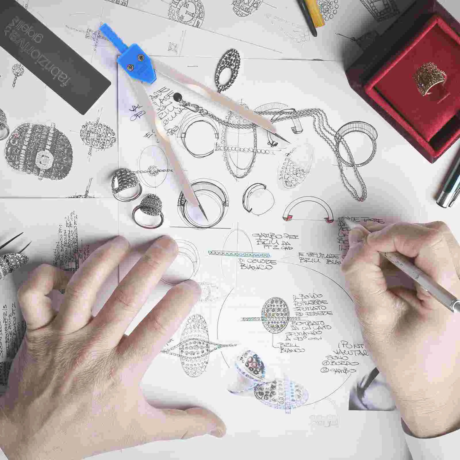 Belt Cover Compasses Paper Fastener Plastic Electrocardiograph Measuring Caliper