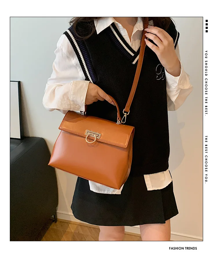 

‌ Роскошная женская сумка во французском стиле, мягкая регулируемая сумка через плечо из натуральной кожи, элегантная дизайнерская сумка для повседневной работы