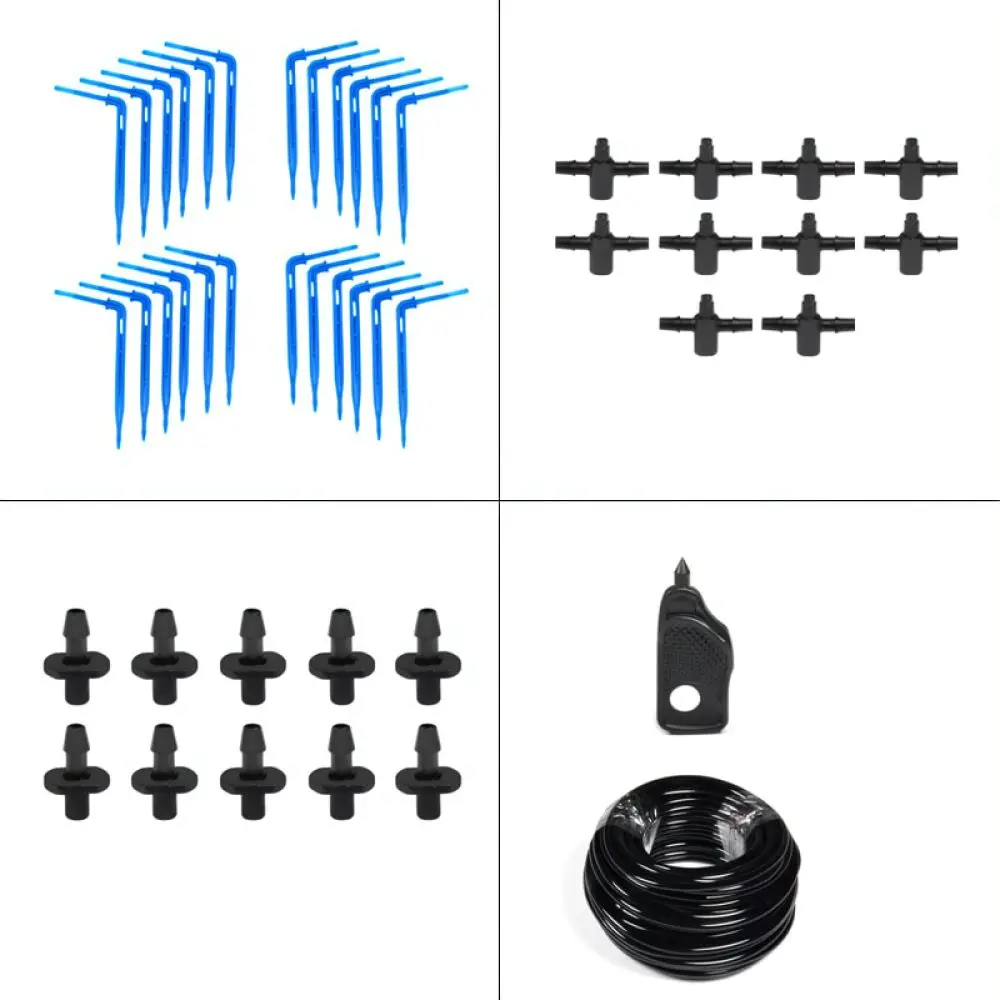 Irrigation Dripper System For Greenhouse Garden Watering Flow Regulator Emitter Connector Potted Plants
