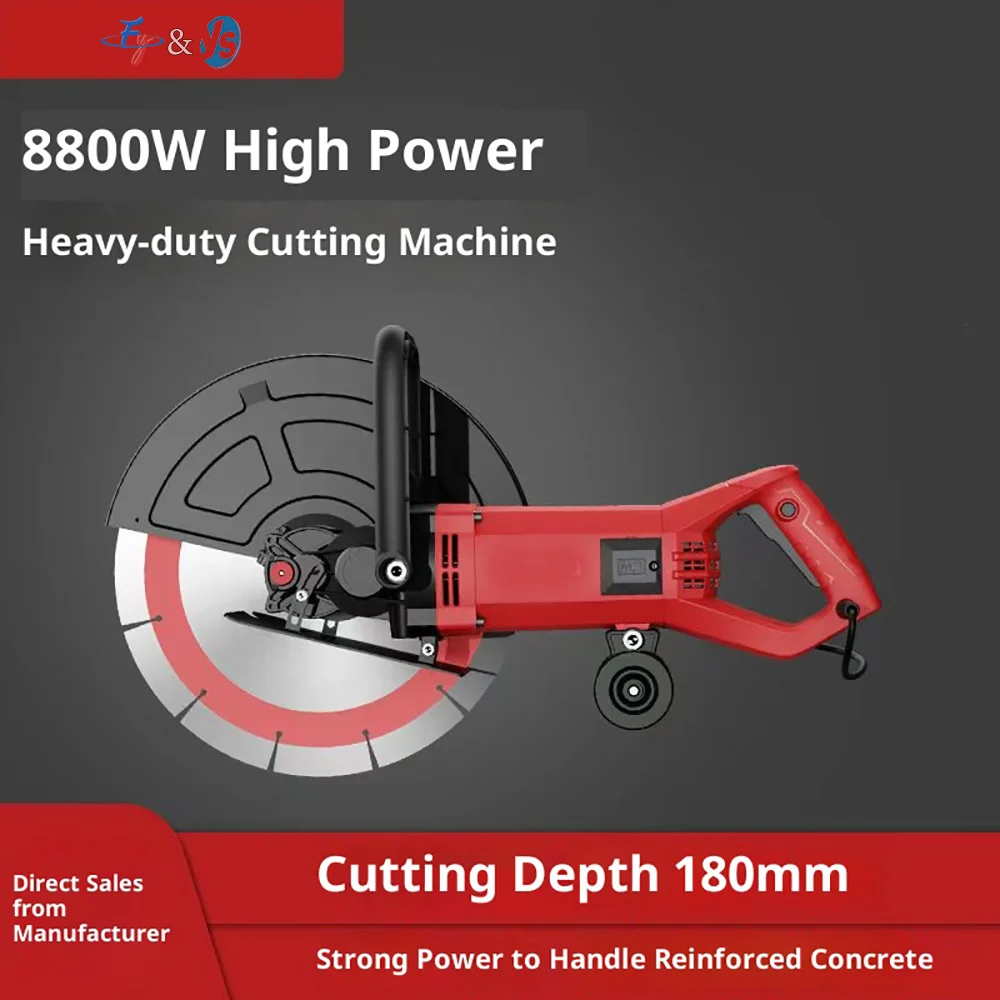 3500W 3800W Automatic 220V Dust-Free Wall Slotting Machine - Multifunctional for Concrete Cutting