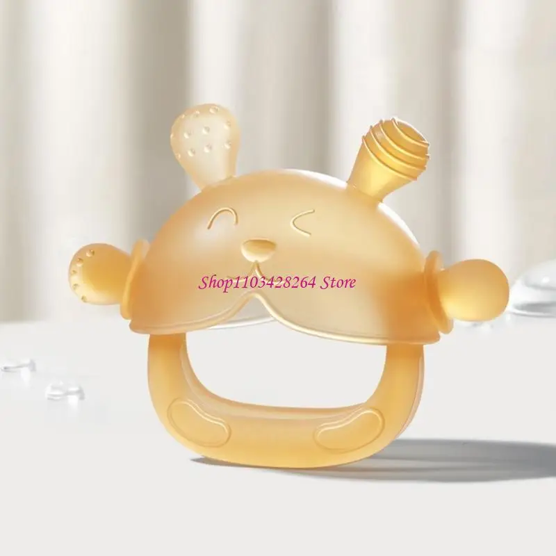 

Silicone Baby Teether Soothing Teether Educational Sensory Toy for Infant Teether Animal Pattern Teether