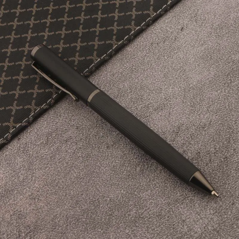 school good quality matte black Slender Hot Sale Ballpoint Pen