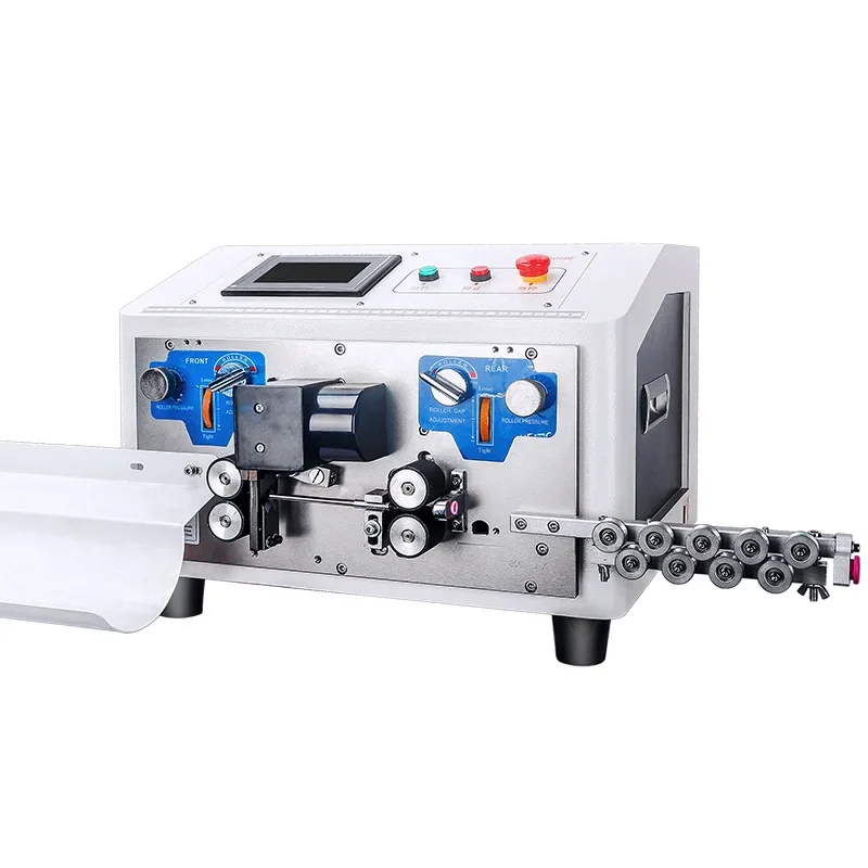 

Automatic computer wire stripping machine, internal and external integrated peeling machine