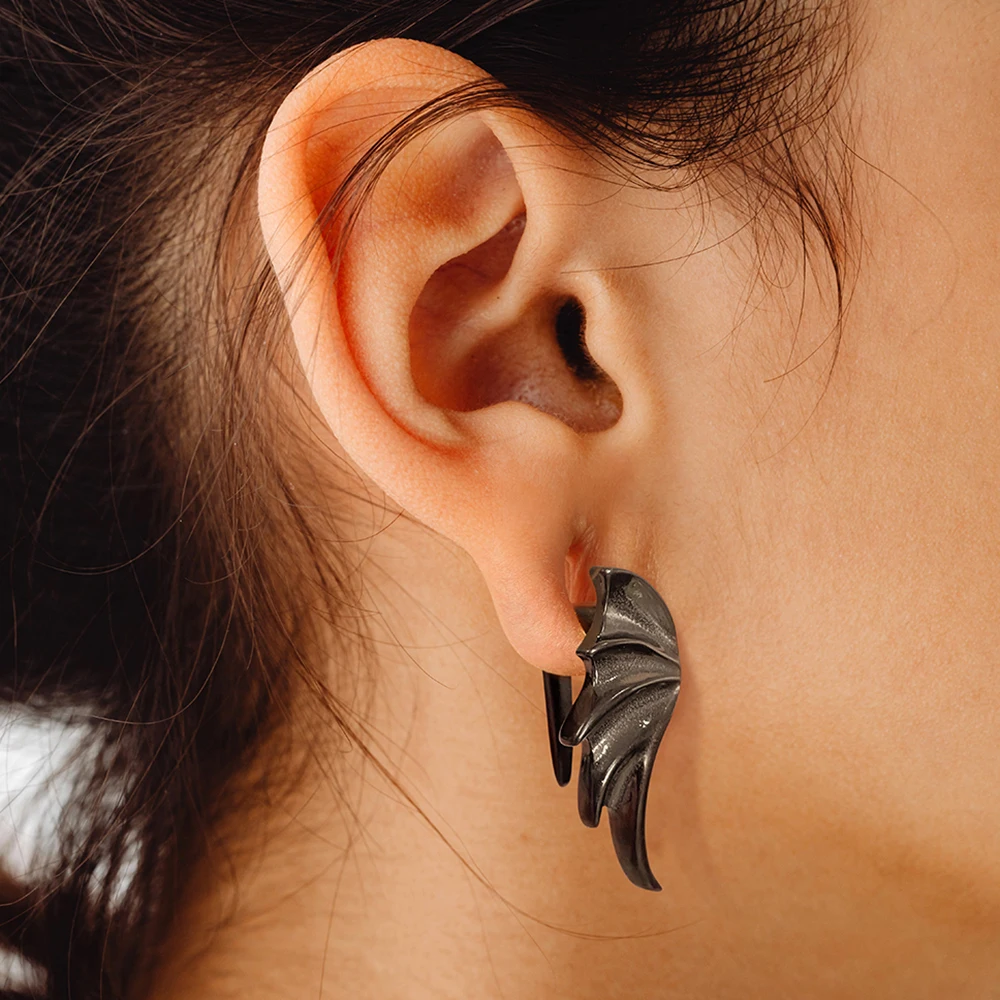 Giga 1 Pair 4mm Surgical Steel Ear Plugs Expander Hangers Weights Wings Dangle Gauges Earrings Body Piercing Jewelry
