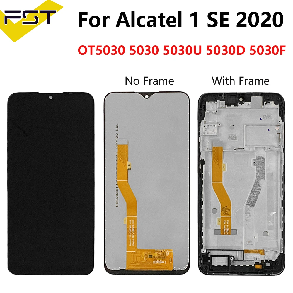 6,22 "dla Alcatel 1 SE 1SE 2020 LCD Alcatel OT5030 5030 5030U 5030D 5030F wyświetlacz LCD ekran dotykowy Digitizer zgromadzenie z ramką