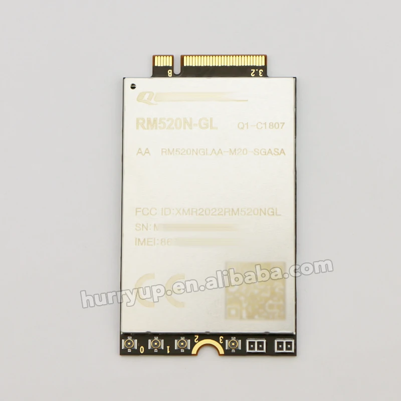 RM520N-GL Cellular Wireless Communication 5G NR Sub-6GHz M.2 Module Support 5G/4G/3G