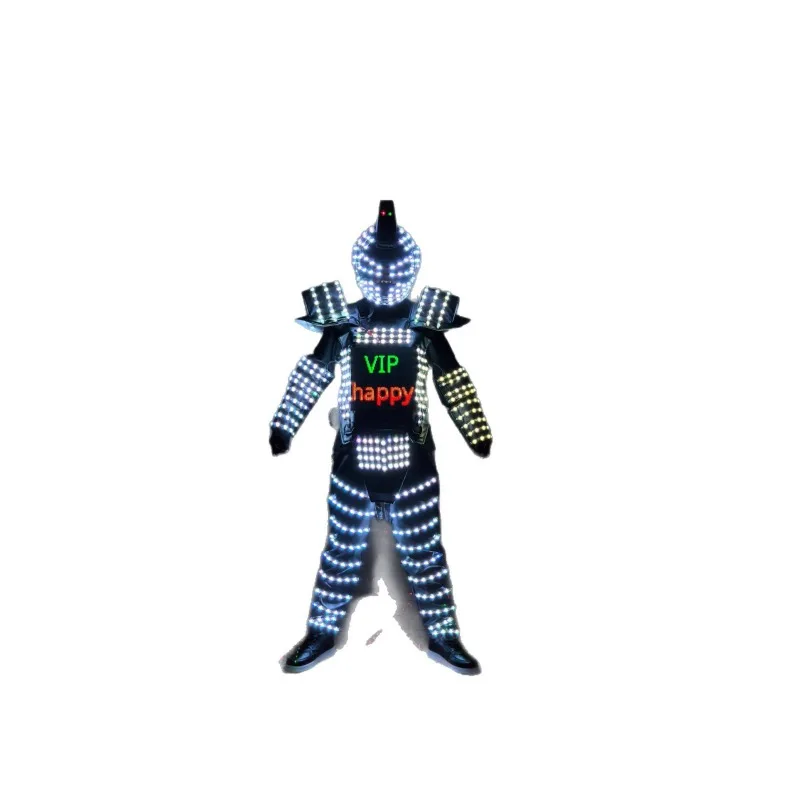 Performance clothes bar KTV cool dance performance props clothes remote control color-changing armor clothes