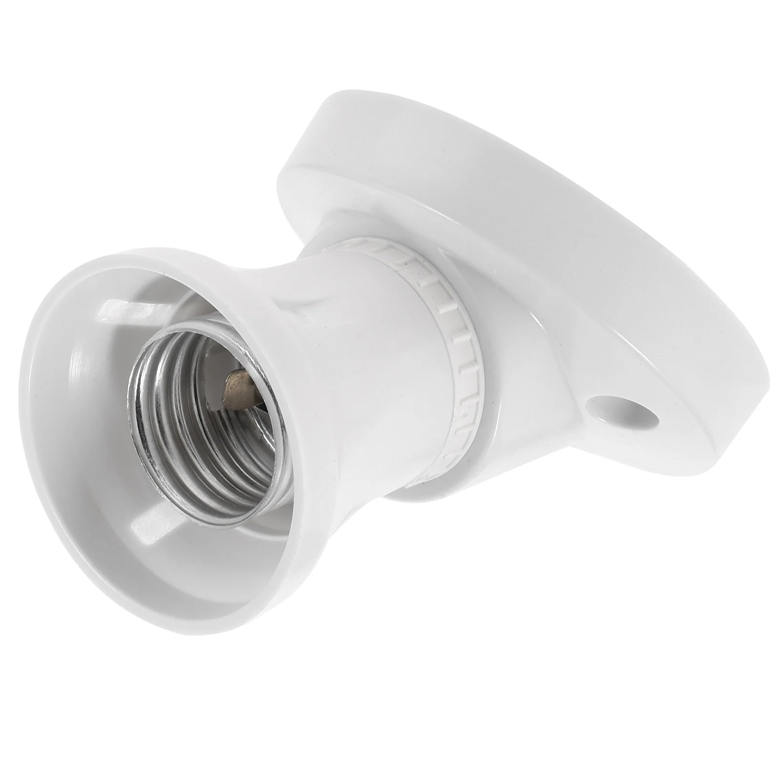 

Inclined Light Holder E27 Lamp Replacement Aluminum Alloy Household Easy Installation Hanging Lamp Socket for Table