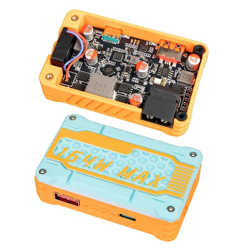 1PCS 164W PD Buck-Boost Fast Charging Module with Temperature Control Optional Automatic Power Off Function for DJI RC Drone