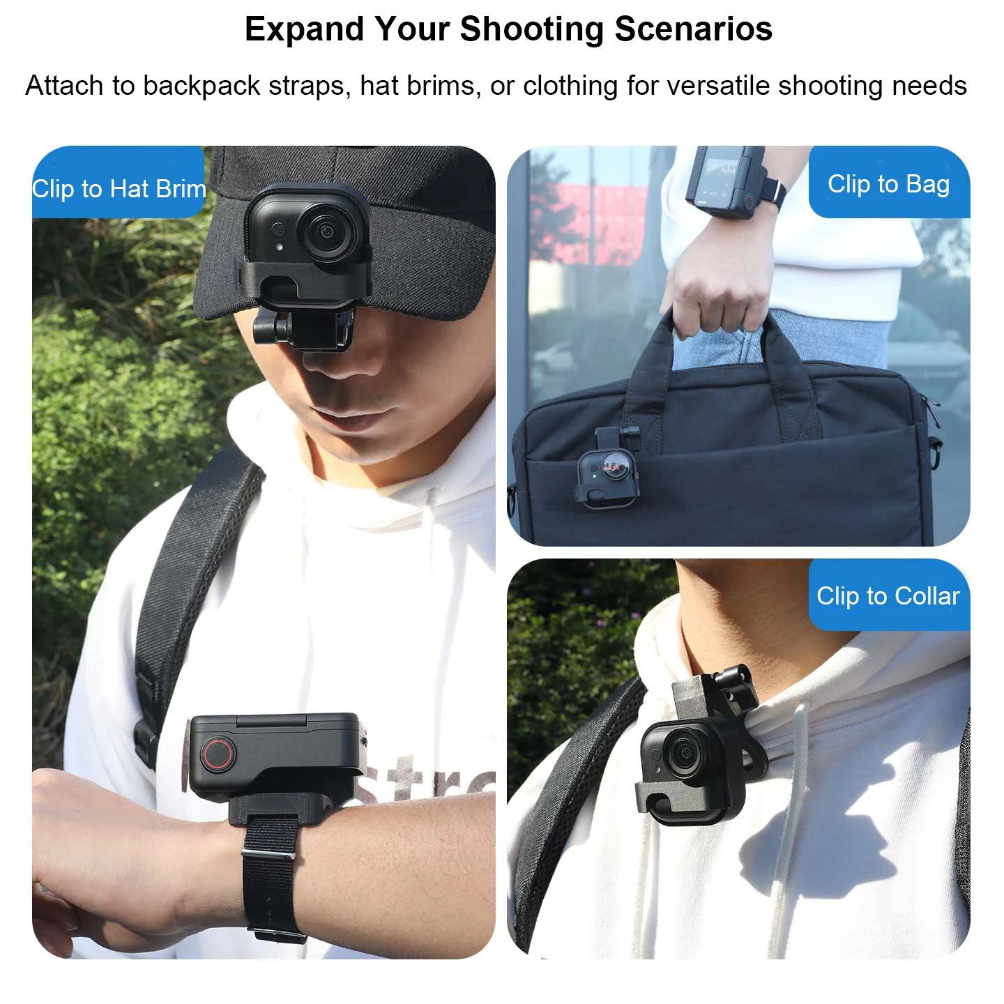 ​for Insta360 Go Ultra Thumb Camera Image Multifunctional Vision backpack straps clip,Wristband Expansion Protection Accessories