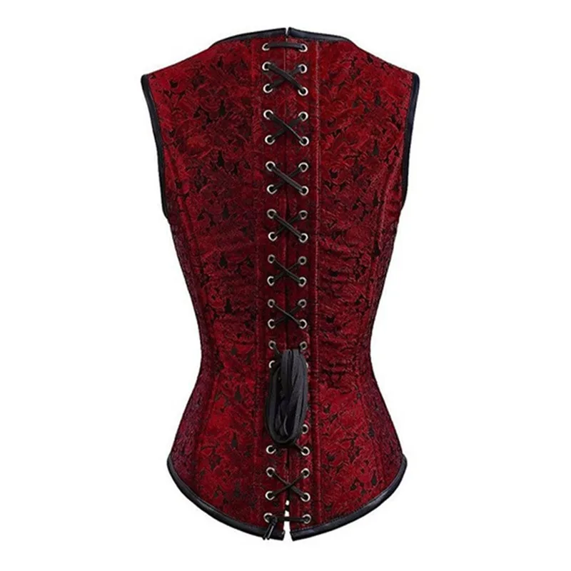 Steampunk corsetto spirale acciaio osso sottoseno Bustier Plus Size Korsett per le donne corsetto Top abbigliamento gotico Vintage