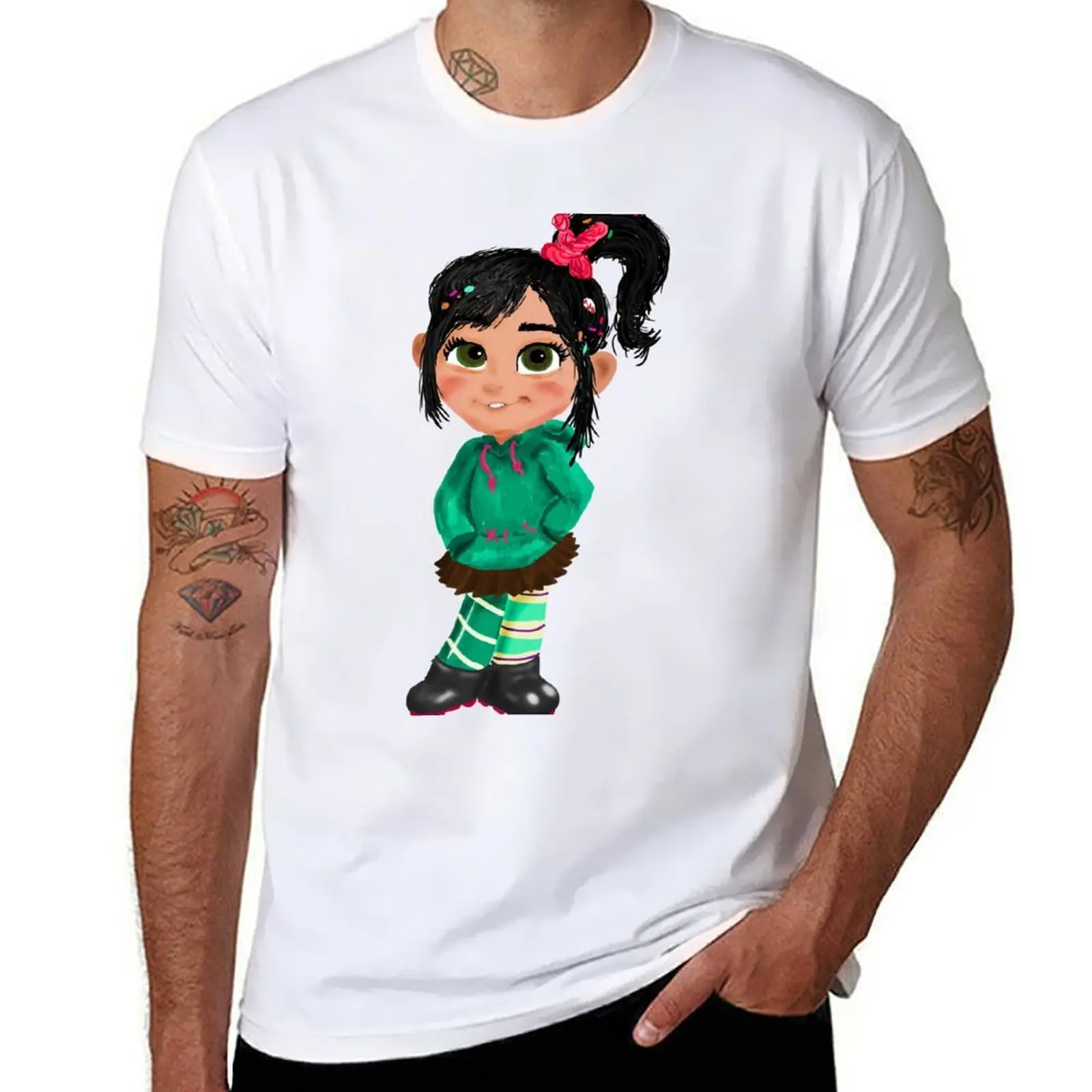 

Vanellope Von Schweetz T-Shirt man t shirt heavy cotton man t shirt summer T-Shirt
