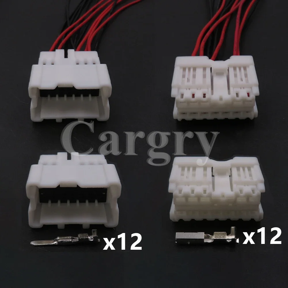 1 Set 12P 1674122-1 6098-6980 1674119-1 6098-6954 Auto Window Lifting Cable Harness Unsealed Socket AC Assembly Car Connector
