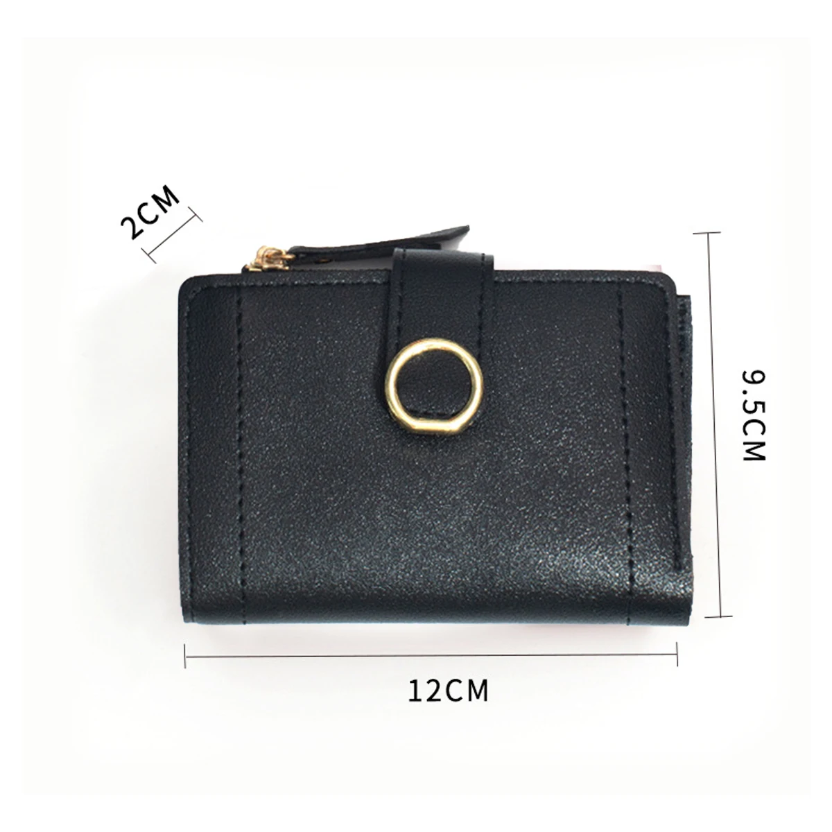 New Fashion Women Wallets PU Leather Luxury Brand Pink Black Mini Coin Purse Hasp Card Holder Lady Wallet Zipper Female Buckle