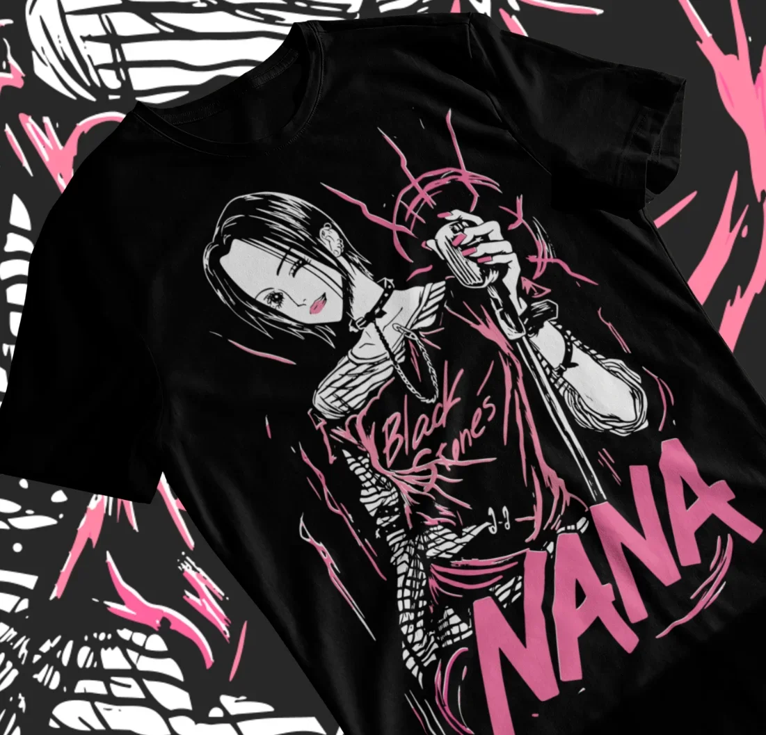 Nana Osaki Unisex T-Shirt,Black Stones Manga Anime Graphic Soft Tee