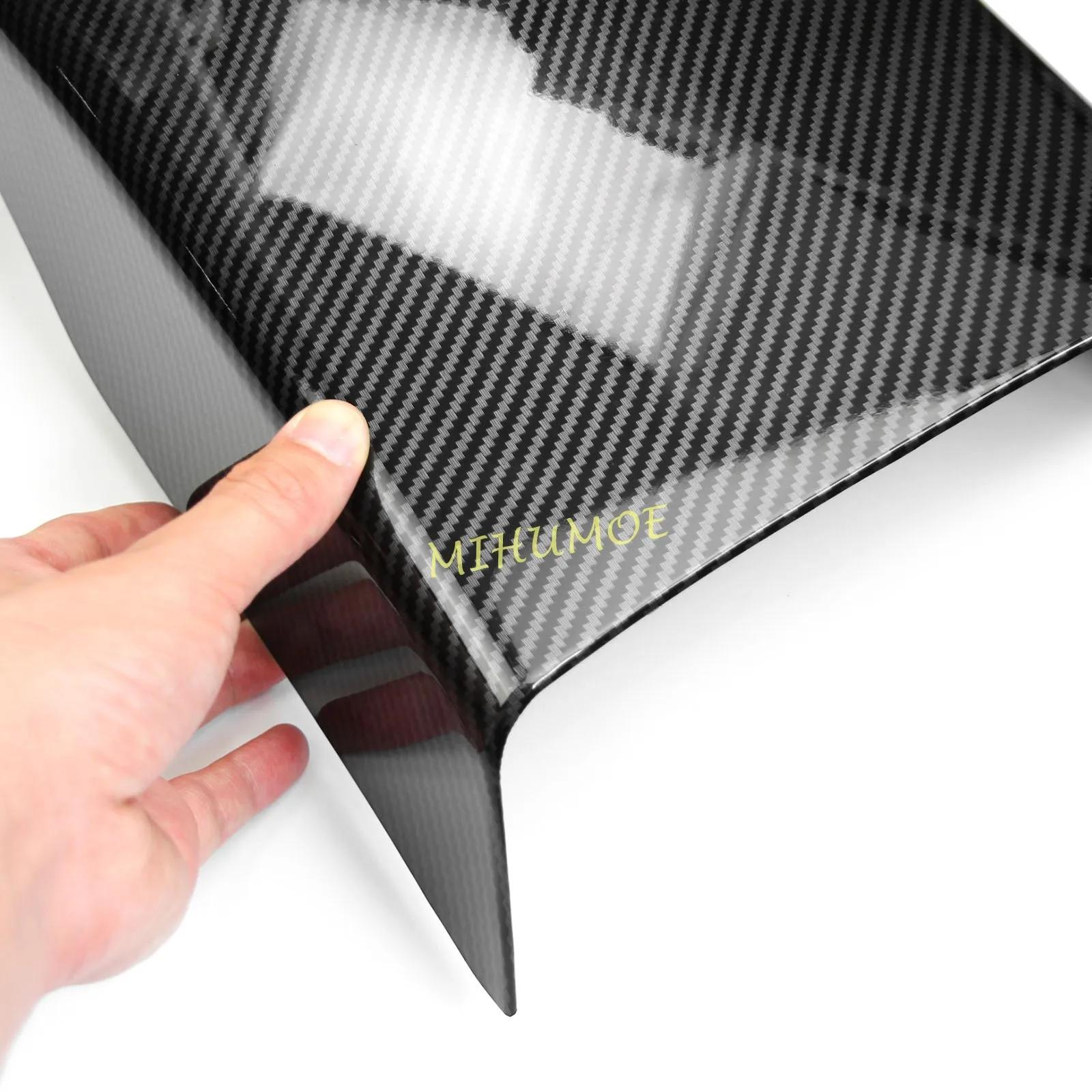 ألياف الكربون سيارة الخلفية فتحات الهواء منفذ غطاء لوحة الكسوة لمازدا CX30 CX-30 DM 2020 2021 2022 2023 2024 2025 #5