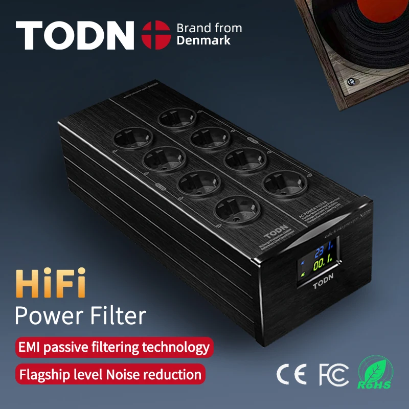 HIFI power filter HiFi lightning protection anti-interferencePA audio power purifier EU dedicated power strip