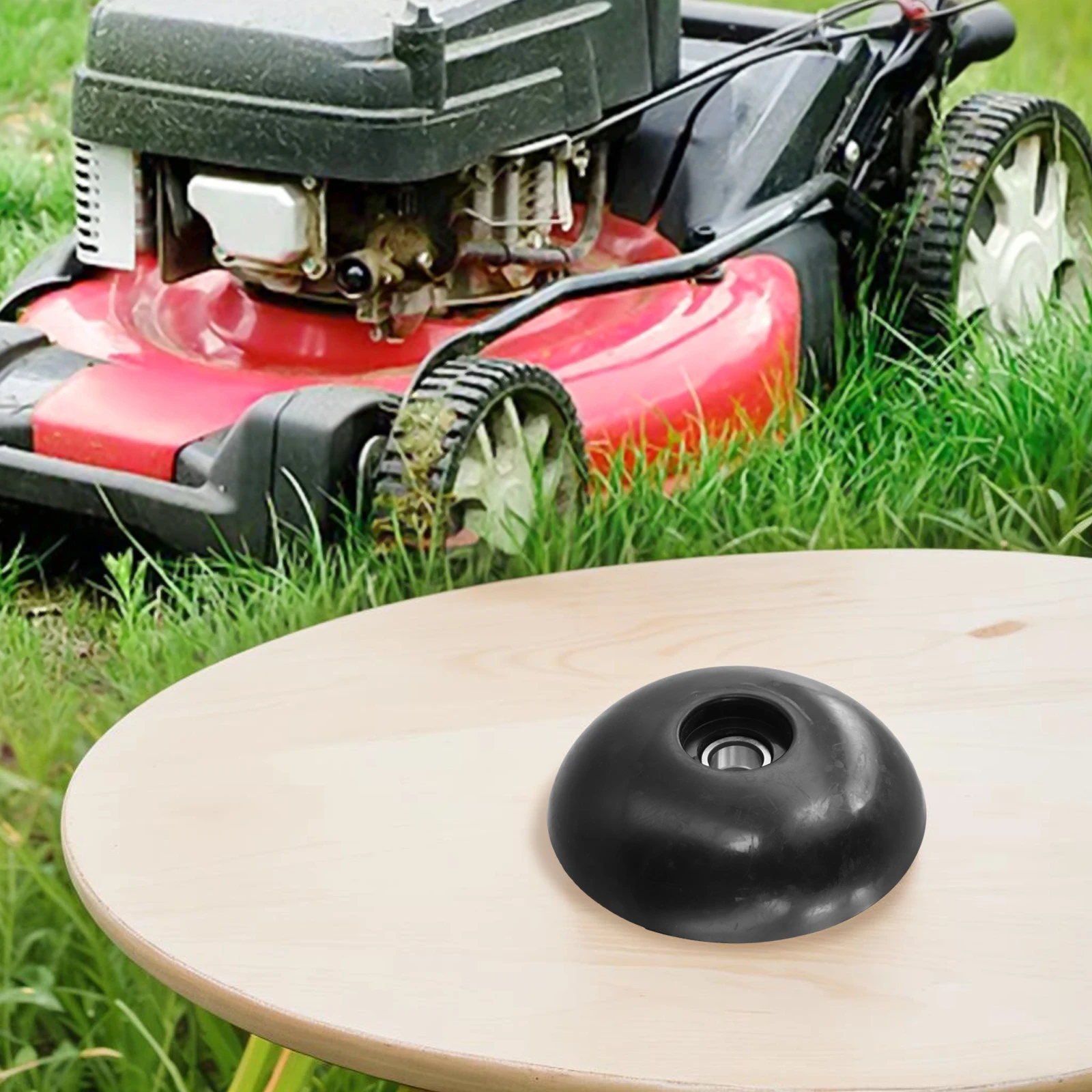 

As Picture 532182217 Mow Ball Replacement Mowing Wheel Robust Plastic Construction Wear Resistant Design 43.16mm Height