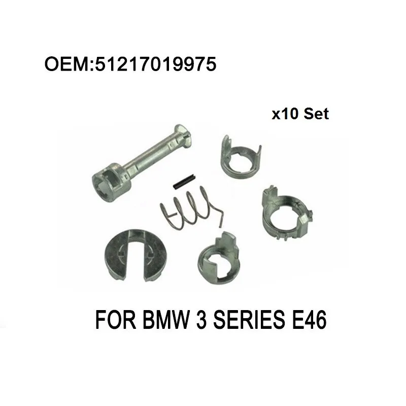 

x10 Set For BMW 3 Series E46 DOOR LOCK LOCK CYLINDER REPAIR KIT FRONT LEFT OR RIGHT OE 51217019975