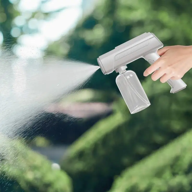 

Spray Bottle For Plants Handheld Automatic Sprayer Portable Battery Powered Plant Mister Electric Watering Can With Rotating Noz