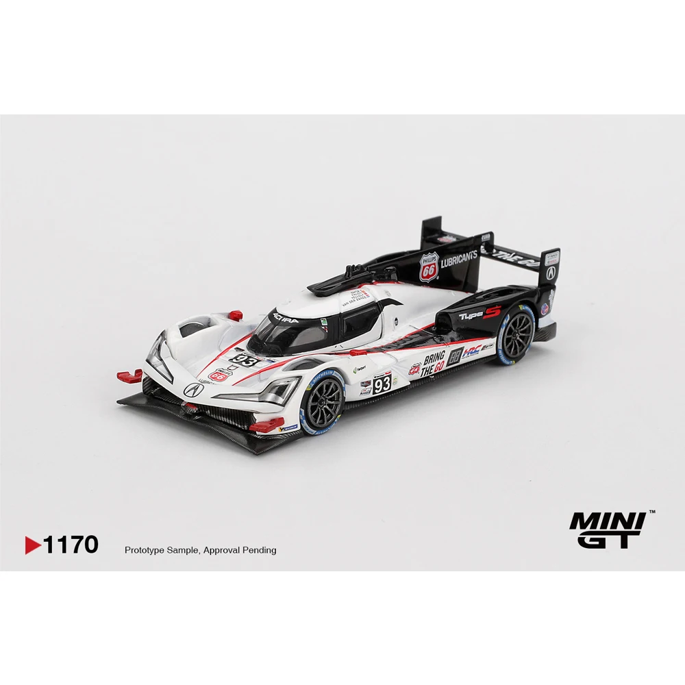 MINIGT 1/64 Diecast Model Acura ARX-06 GTP #93 Acura Meyer Shank Racing 2025 Blister Packaging High Performance Model