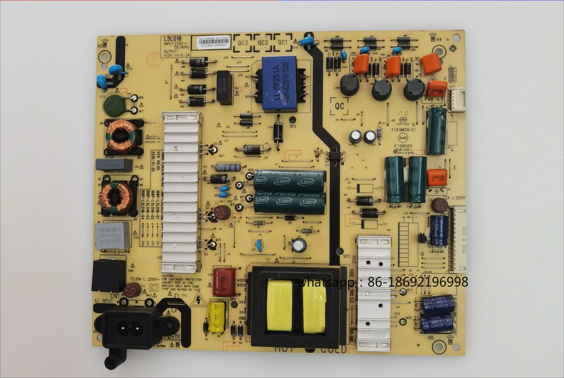 

50/55E6000 55V6 55M5 Плата питания 5800-L5L018-0000 L5L015-0100