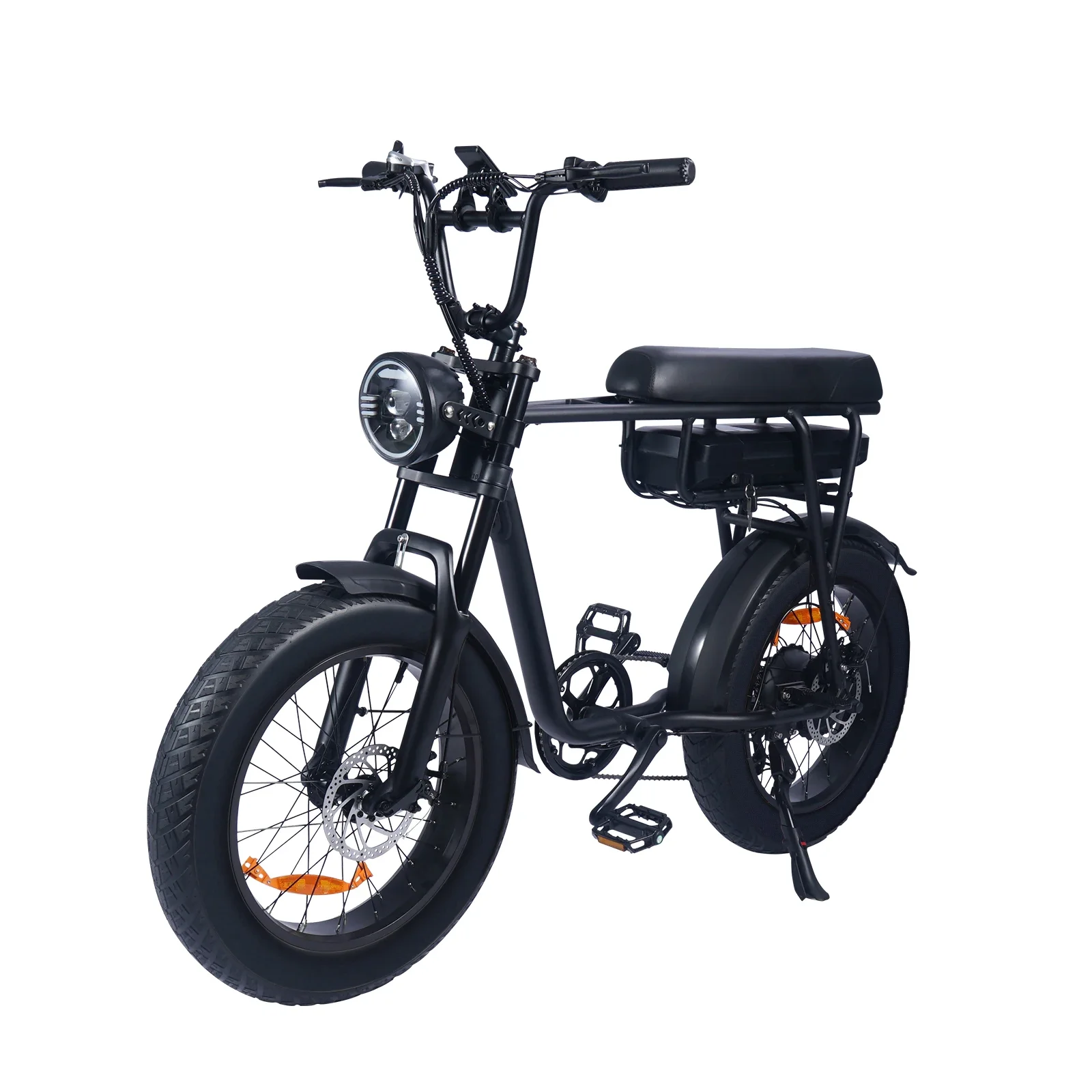 Lager 48 V 1000 W 20 Zoll 4,0 E-Bikes Fahrrad Schneemobil E-Bike Kit mit 48 V 17,5 Ah Gepäckträgerbatterie