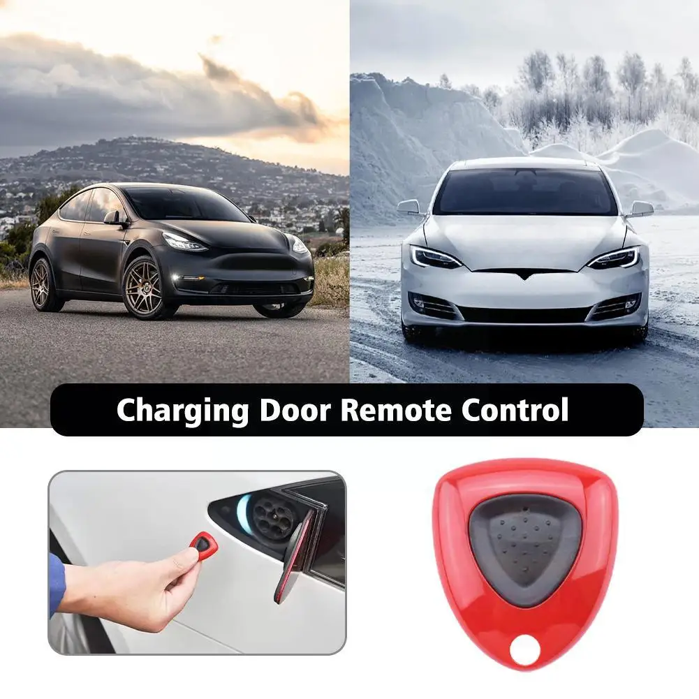 Charging Door Remote Control Energy Charging Pile Button for Tesla MODEL Y All Models Can Be Used Directly U5U1