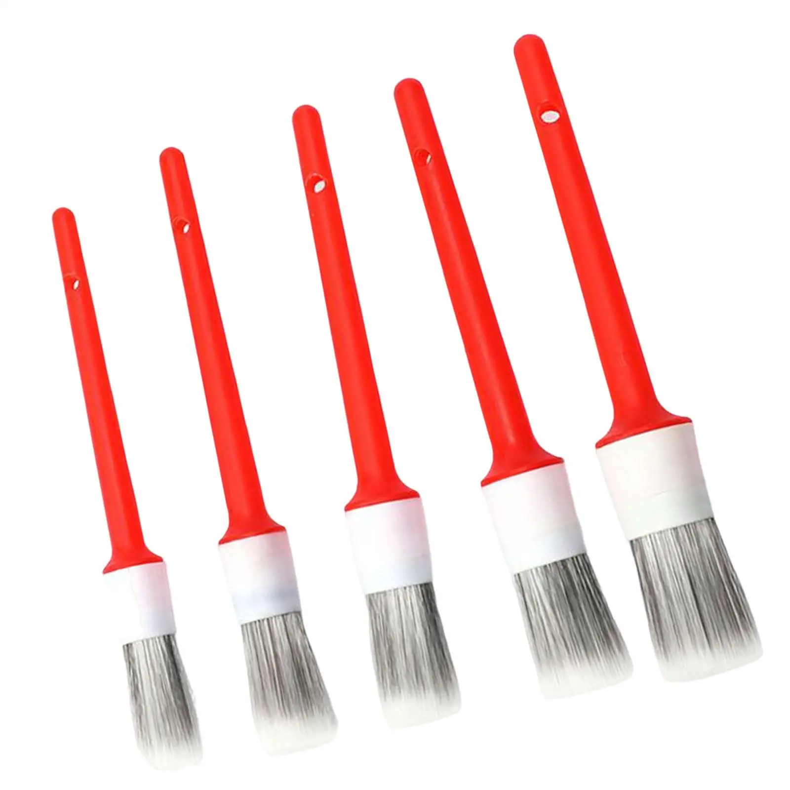 

5PCS Car Detailing Set Car Cleaning Brush Kit for Car Cleaning Interior Air Vent Exterior Wheel Rims Brush Car Wash Brushes