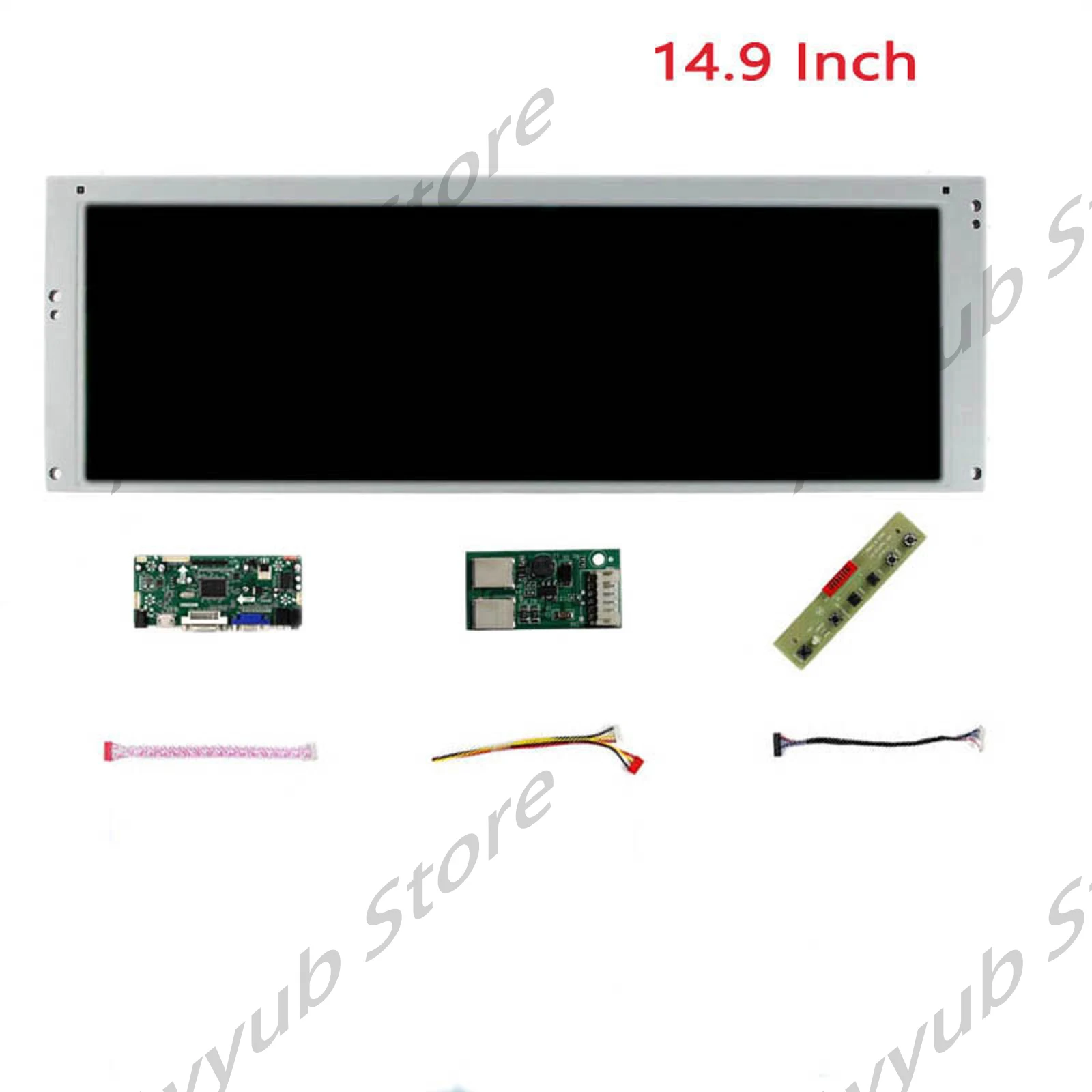 Imagem -06 - Tela Lcd de 14.9 Polegadas Lta149b780f 1280x390 com Placa Lcd h Dmi Dvi Vga para Arcade Lcd Letreiro Pinball Dmd Display de Carro